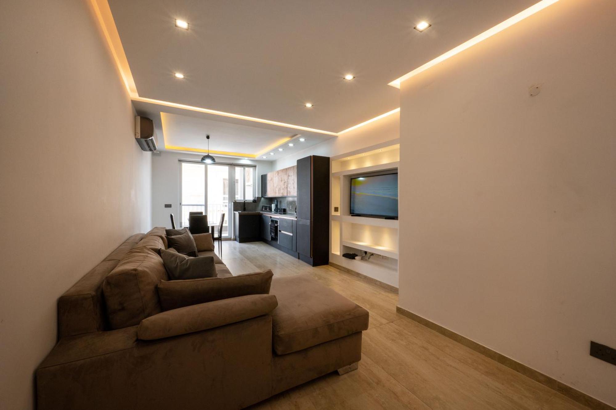 Stylish 2 Bedroomed Apartment Gzira Buitenkant foto