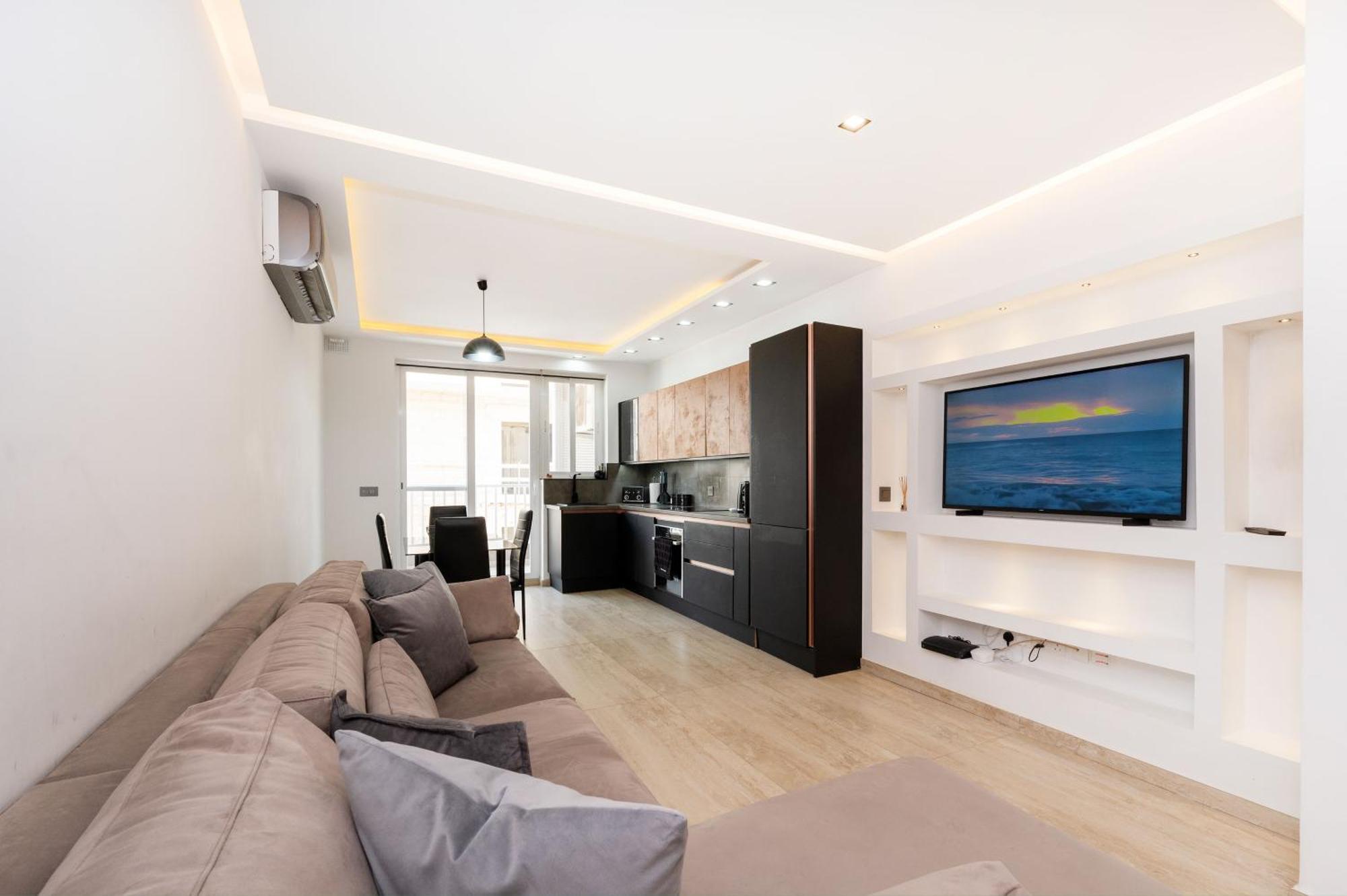 Stylish 2 Bedroomed Apartment Gzira Buitenkant foto