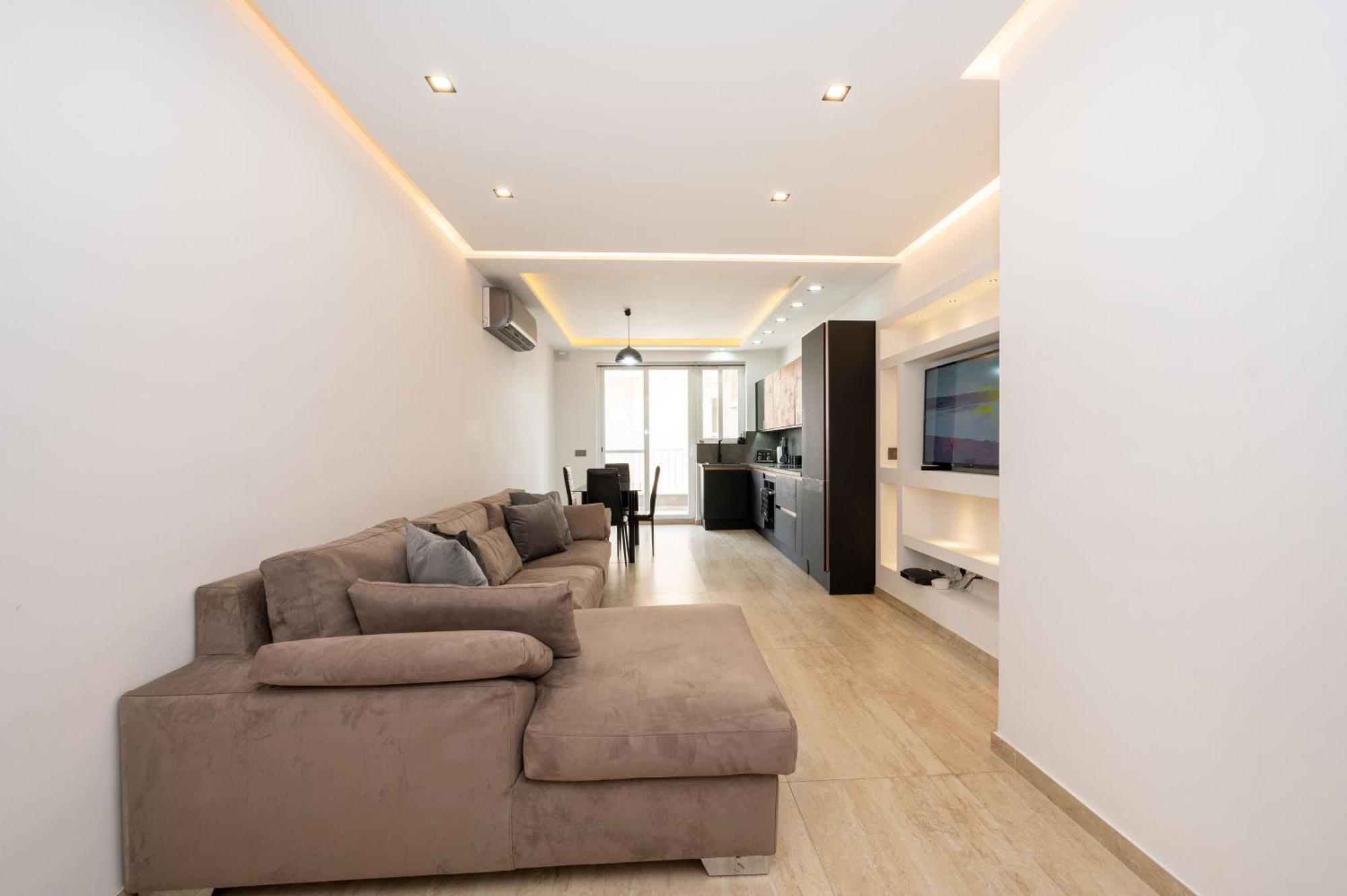 Stylish 2 Bedroomed Apartment Gzira Buitenkant foto